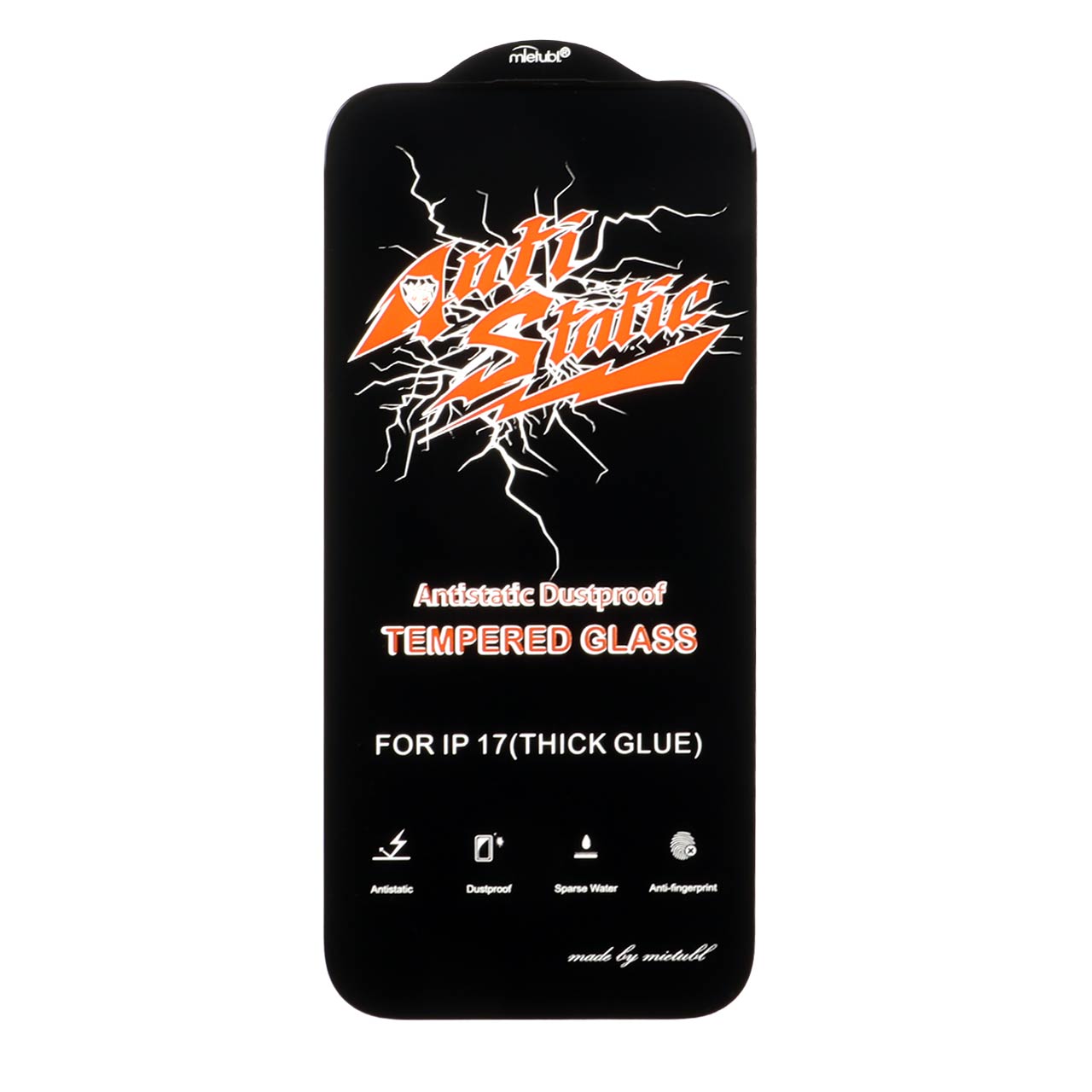 محافظ صفحه نمایش شیشه ای Full Cover Anti Static Mietubl مدل NTC ORG - Apple iPhone 17